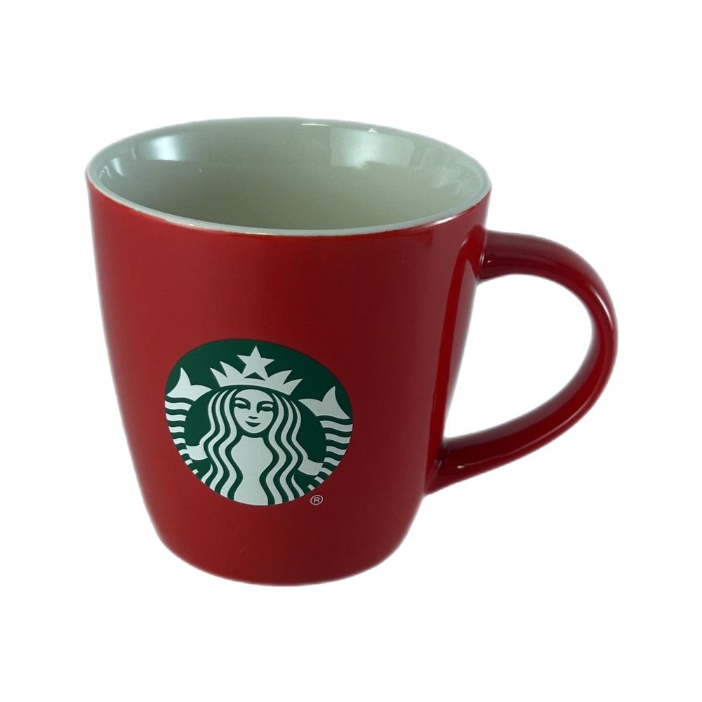 Starbucks 2020 Christmas Red 12 Ounce Ceramic Mug EUC